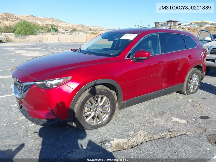 2018 MAZDA CX-9 VIN JM3TCACY8J0201889 — фото 2