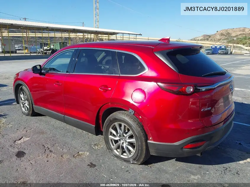 2018 MAZDA CX-9 VIN JM3TCACY8J0201889 — фото 3