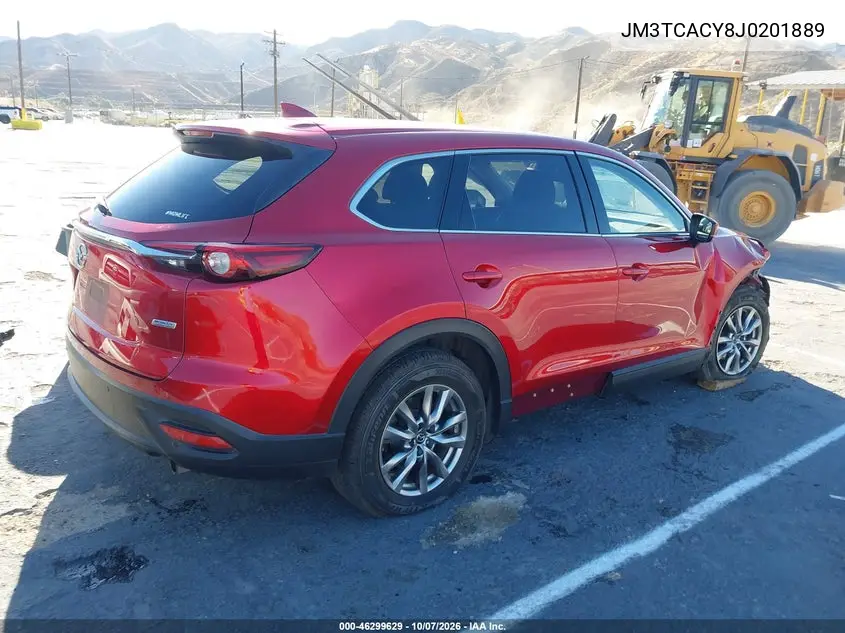 2018 MAZDA CX-9 VIN JM3TCACY8J0201889 — фото 4
