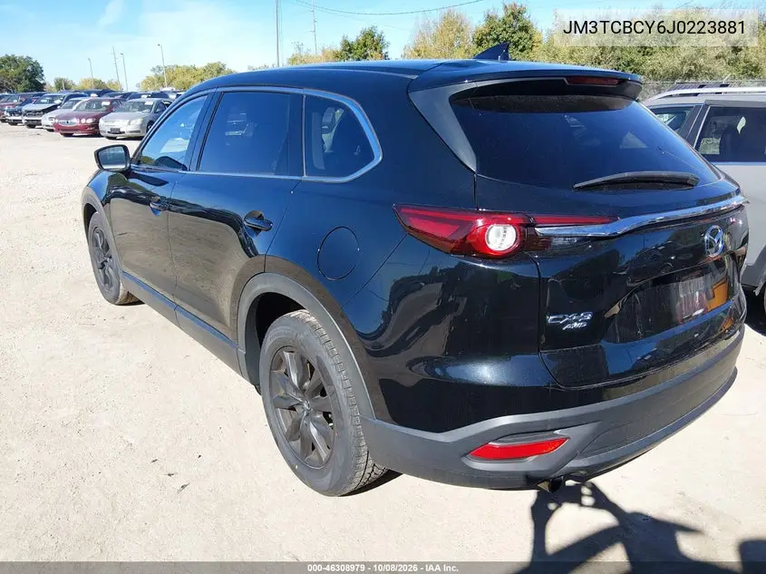 2018 MAZDA CX-9 VIN JM3TCBCY6J0223881 — фото 3