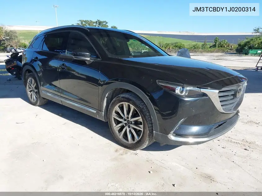 MAZDA CX-9 2018, VIN JM3TCBDY1J0200314