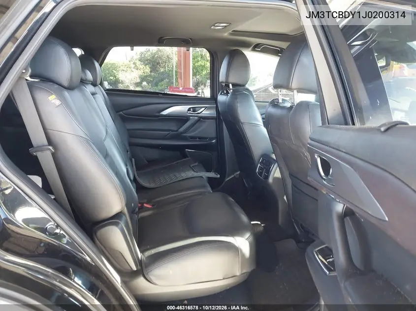 2018 MAZDA CX-9 VIN JM3TCBDY1J0200314 — фото 8