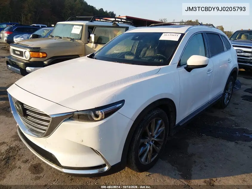 2018 MAZDA CX-9 VIN JM3TCBDY9J0205793 — фото 2
