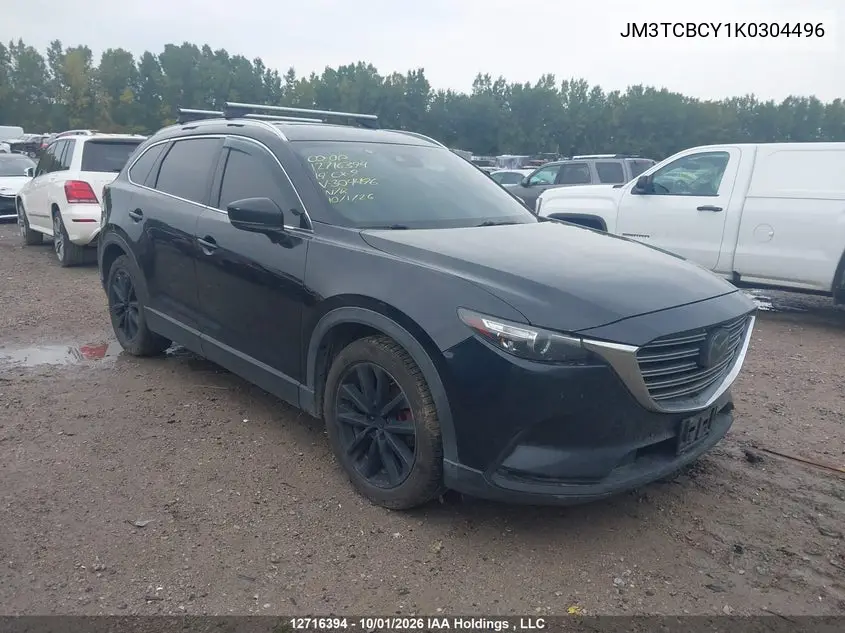 MAZDA CX-9 2019, VIN JM3TCBCY1K0304496