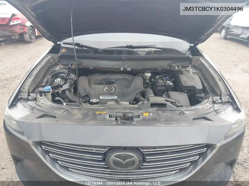 2019 MAZDA CX-9 VIN JM3TCBCY1K0304496 — фото 10