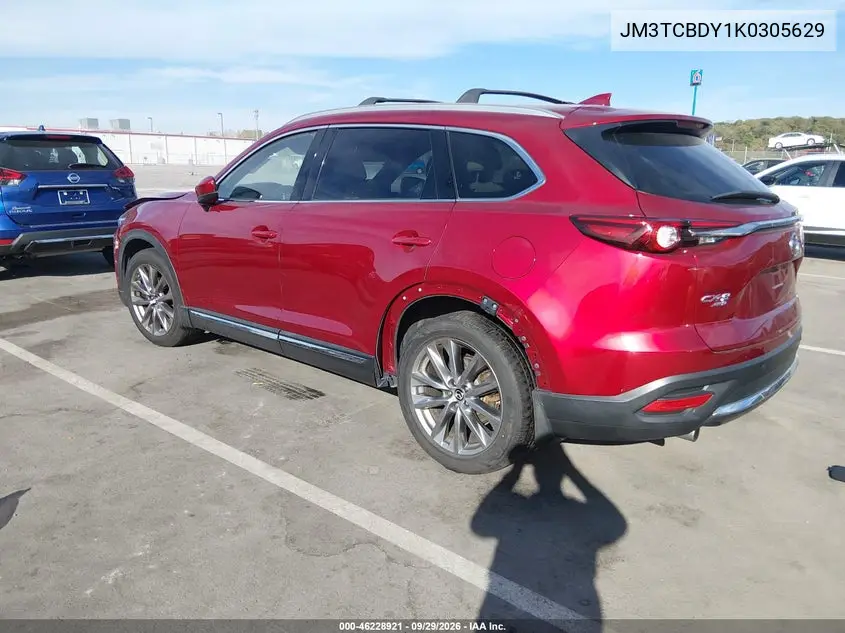 2019 MAZDA CX-9 VIN JM3TCBDY1K0305629 — фото 3