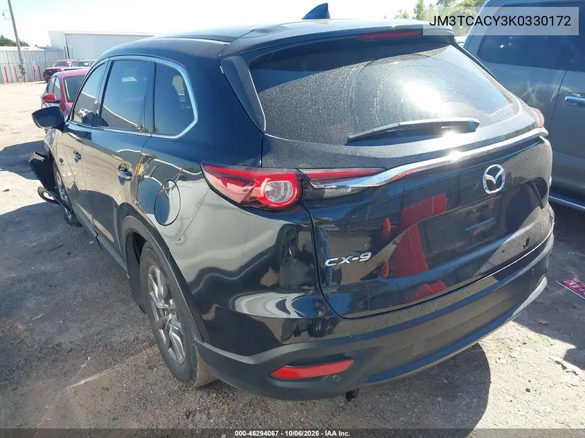 2019 MAZDA CX-9 VIN JM3TCACY3K0330172 — фото 3