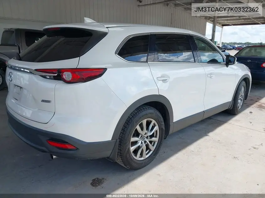 2019 MAZDA CX-9 VIN JM3TCACY7K0332362 — фото 4