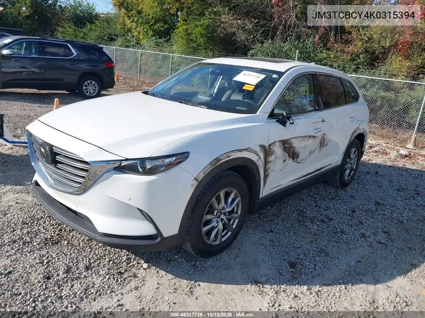 2019 MAZDA CX-9 VIN JM3TCBCY4K0315394 — фото 2