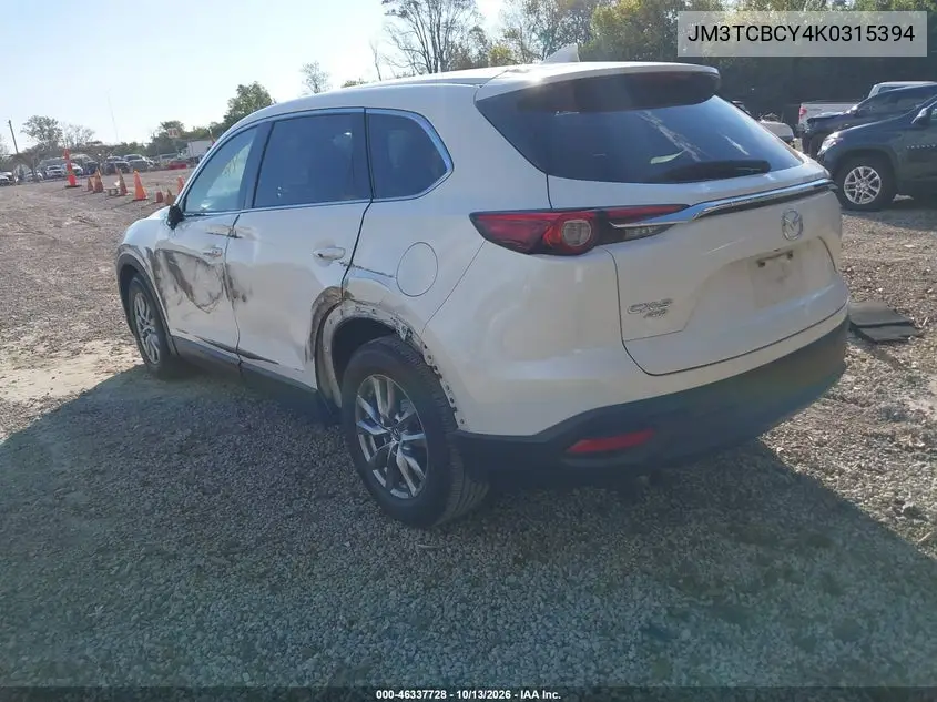 2019 MAZDA CX-9 VIN JM3TCBCY4K0315394 — фото 3