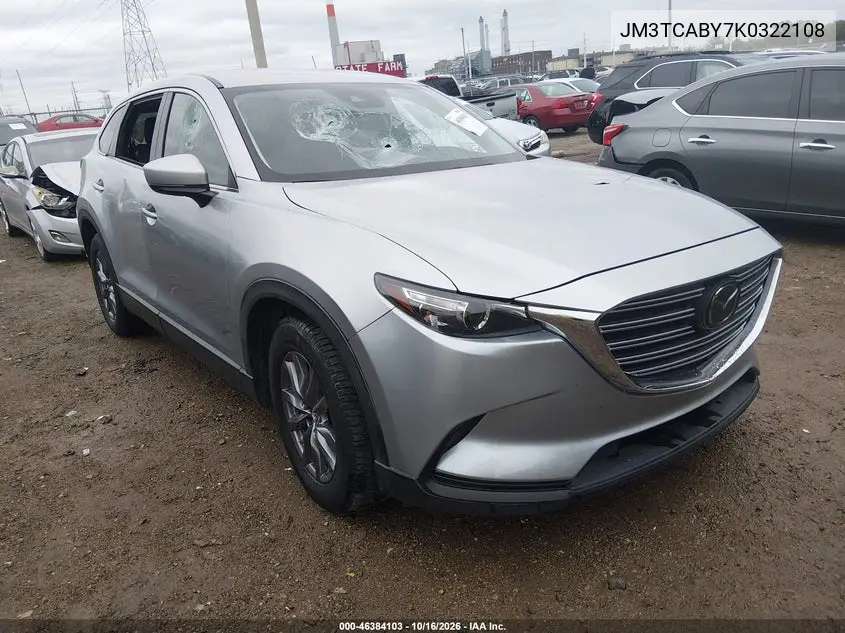 MAZDA CX-9 2019, VIN JM3TCABY7K0322108