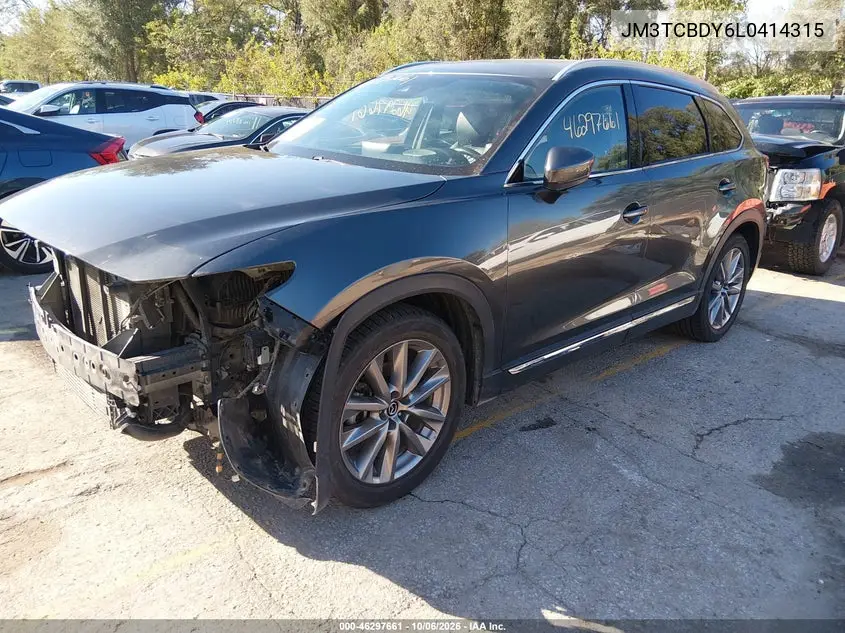 2020 MAZDA CX-9 VIN JM3TCBDY6L0414315 — фото 2