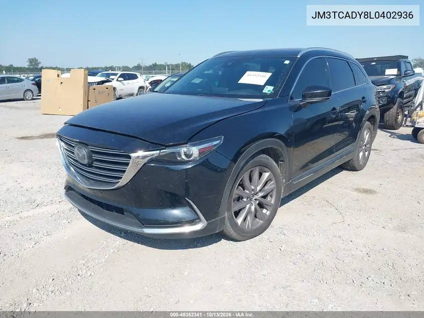 2020 MAZDA CX-9 VIN JM3TCADY8L0402936 — фото 2
