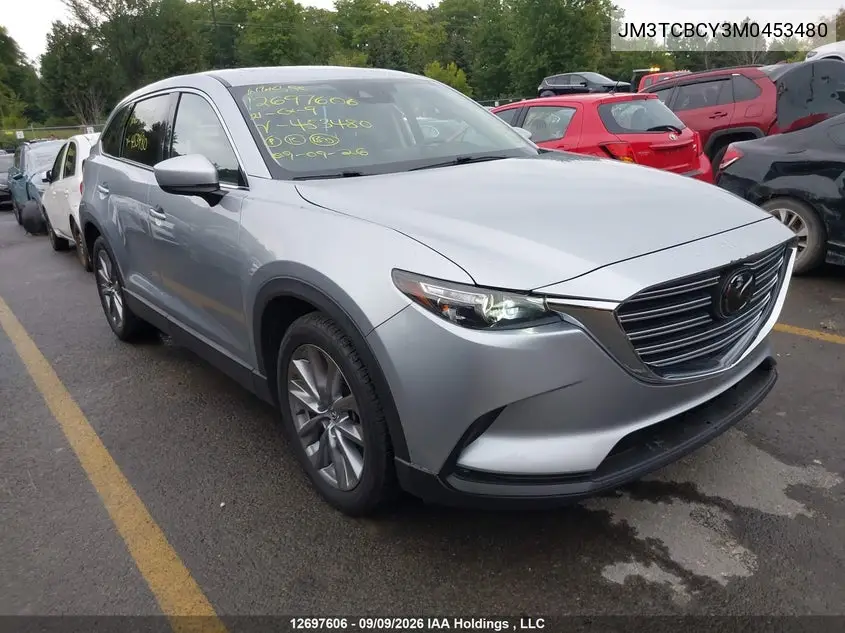 2021 MAZDA CX-9 VIN JM3TCBCY3M0453480 — фото 6