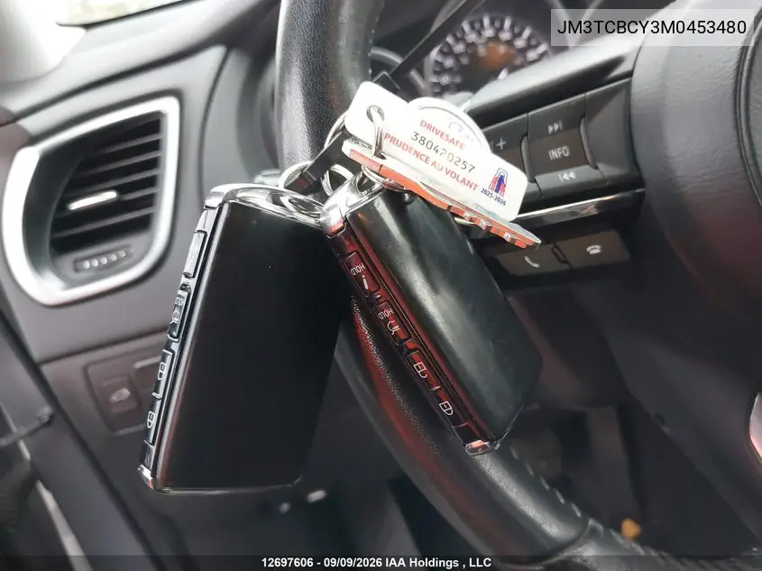 MAZDA CX-9 2021, VIN JM3TCBCY3M0453480
