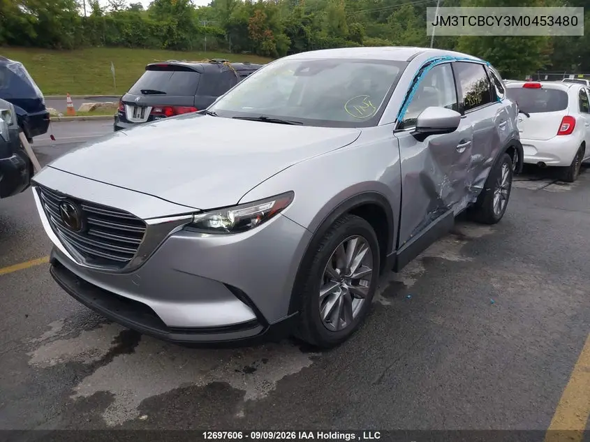 2021 MAZDA CX-9 VIN JM3TCBCY3M0453480 — фото 7