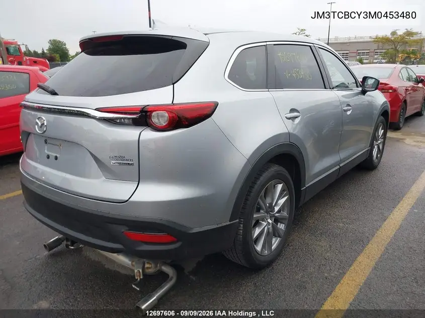 2021 MAZDA CX-9 VIN JM3TCBCY3M0453480 — фото 9