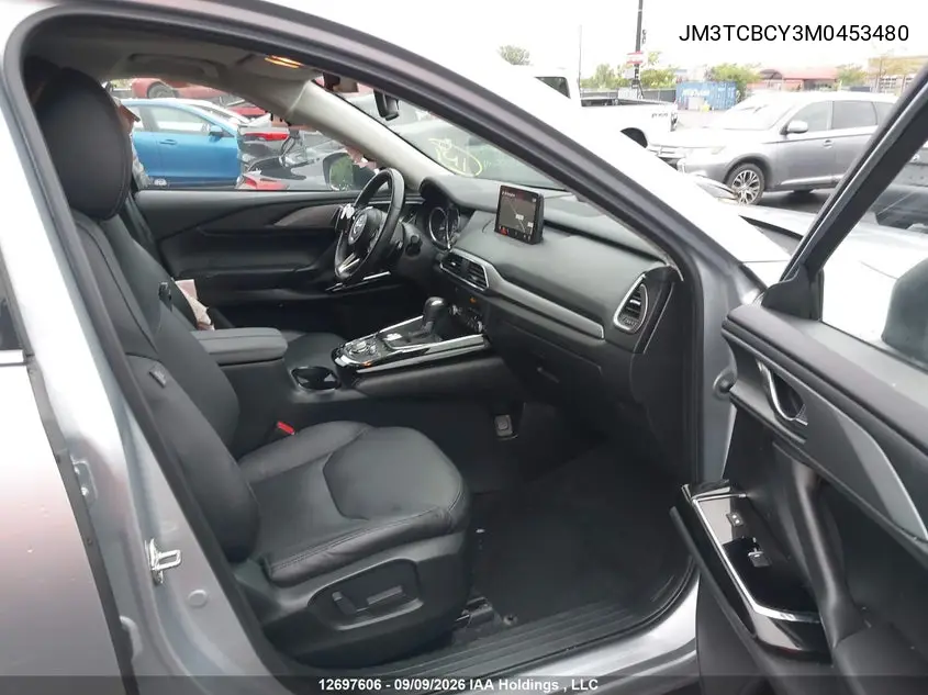 2021 MAZDA CX-9 VIN JM3TCBCY3M0453480 — фото 10