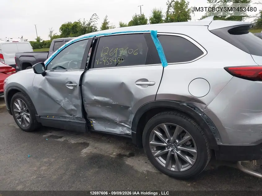 2021 MAZDA CX-9 VIN JM3TCBCY3M0453480 — фото 11
