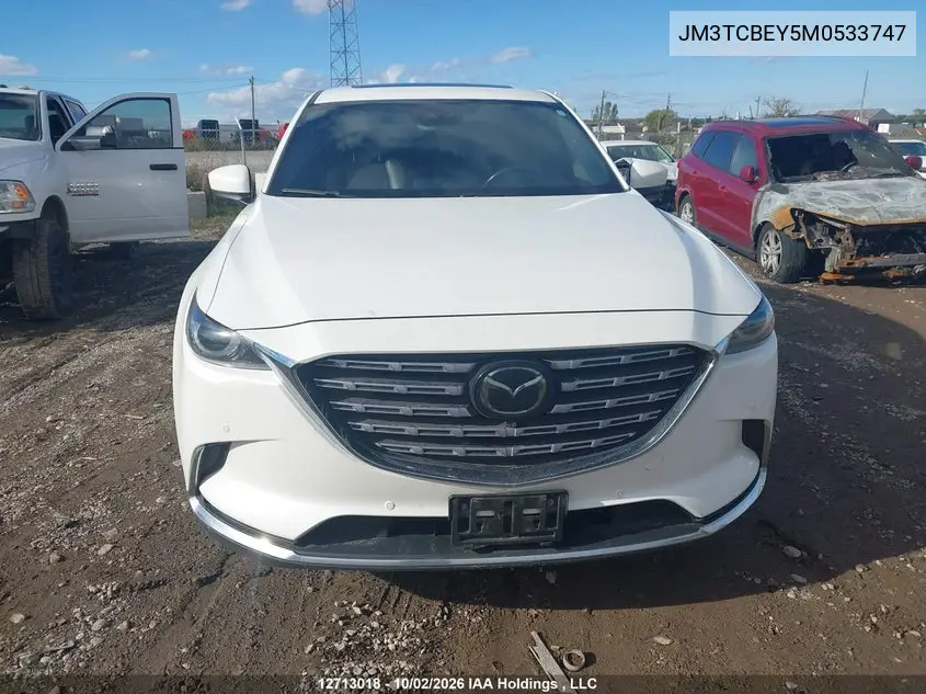 2021 MAZDA CX-9 VIN JM3TCBEY5M0533747 — фото 13