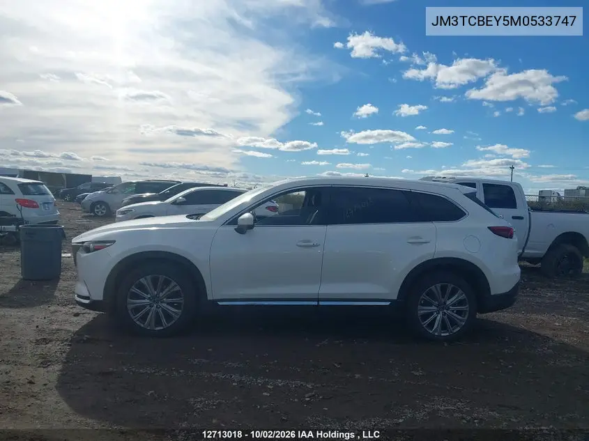 2021 MAZDA CX-9 VIN JM3TCBEY5M0533747 — фото 15