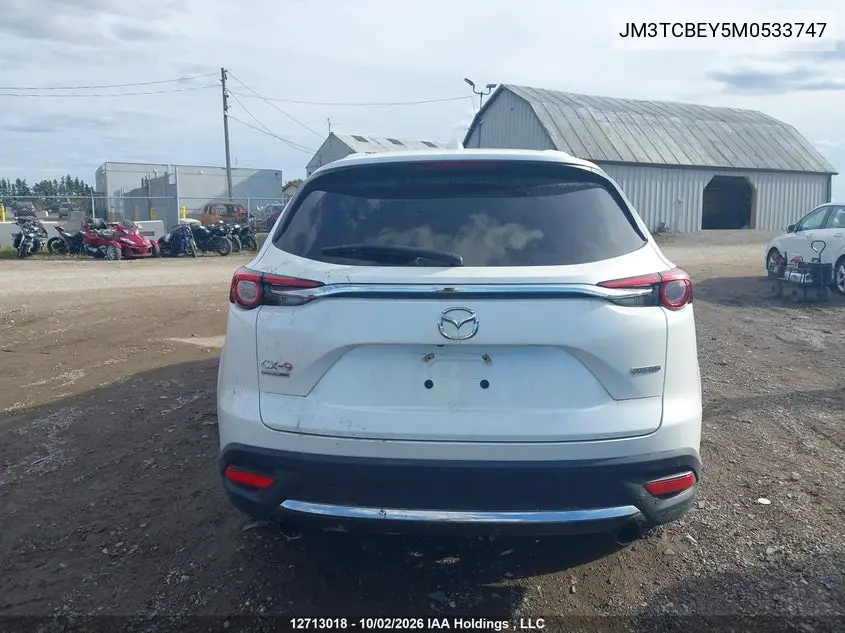 2021 MAZDA CX-9 VIN JM3TCBEY5M0533747 — фото 17