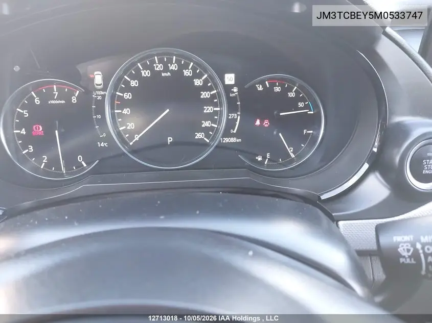 2021 MAZDA CX-9 VIN JM3TCBEY5M0533747 — фото 7