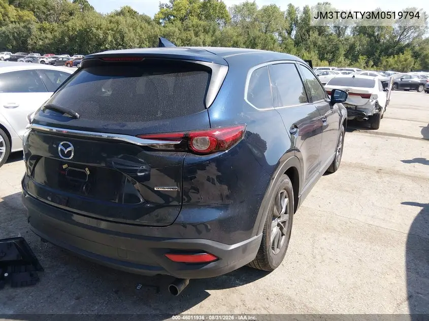 2021 MAZDA CX-9 VIN JM3TCACY3M0519794 — фото 4