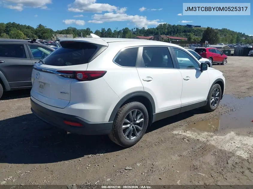 2021 MAZDA CX-9 VIN JM3TCBBY0M0525317 — фото 4