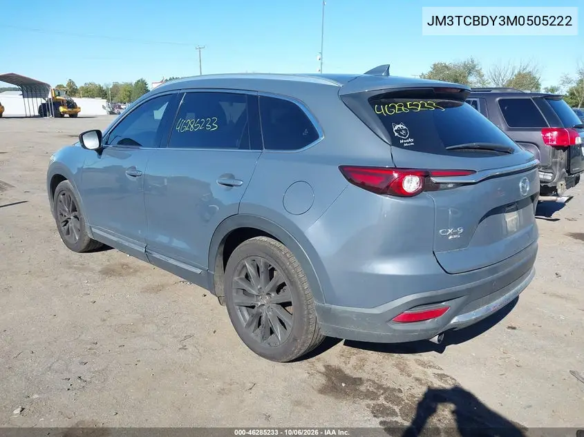 2021 MAZDA CX-9 VIN JM3TCBDY3M0505222 — фото 3