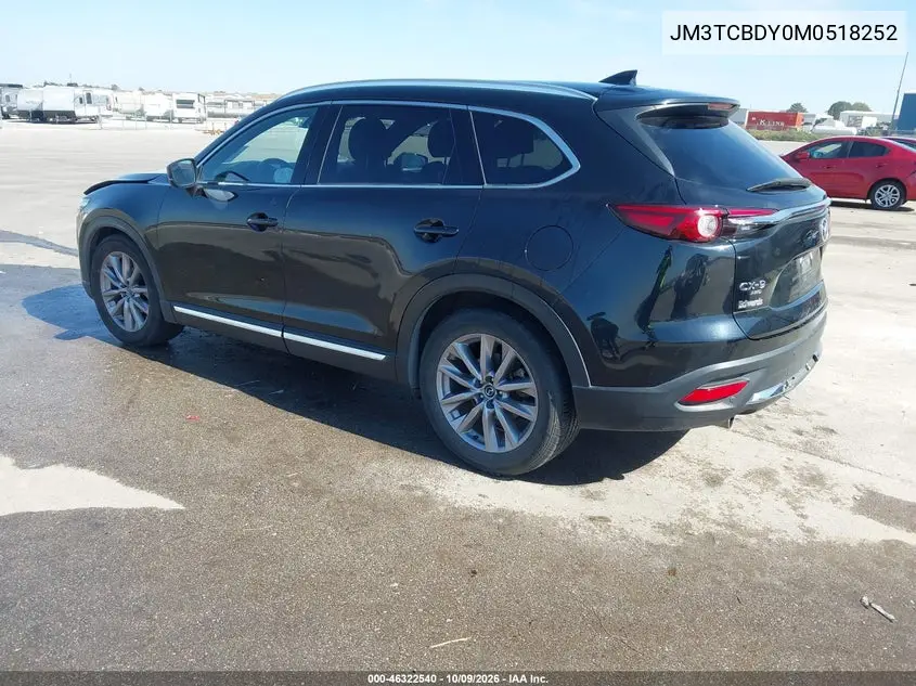2021 MAZDA CX-9 VIN JM3TCBDY0M0518252 — фото 3