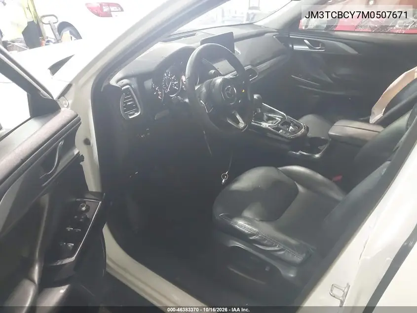 2021 MAZDA CX-9 VIN JM3TCBCY7M0507671 — фото 5