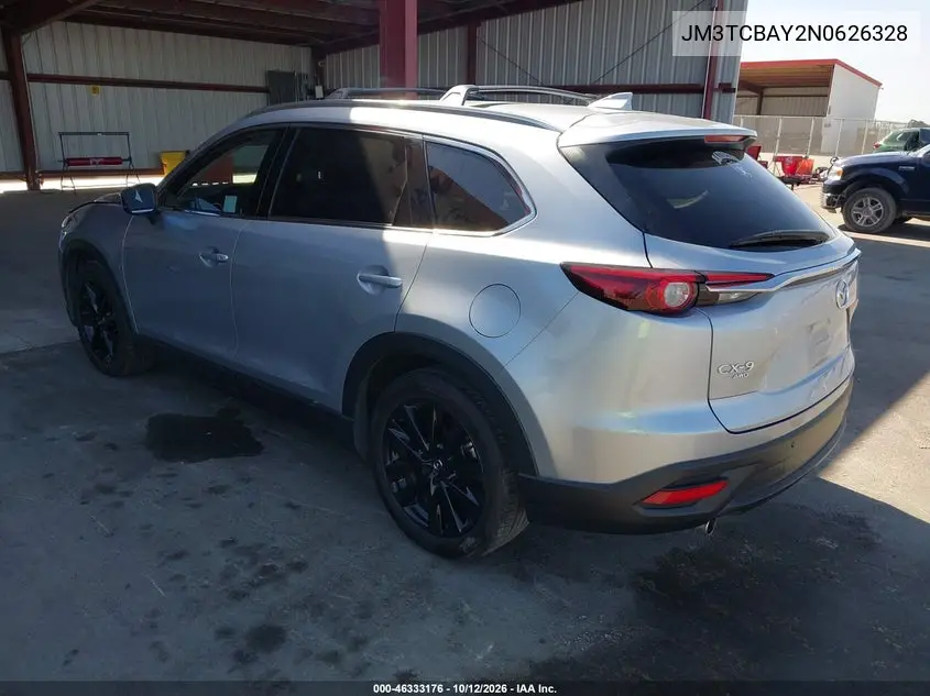 2022 MAZDA CX-9 VIN JM3TCBAY2N0626328 — фото 3