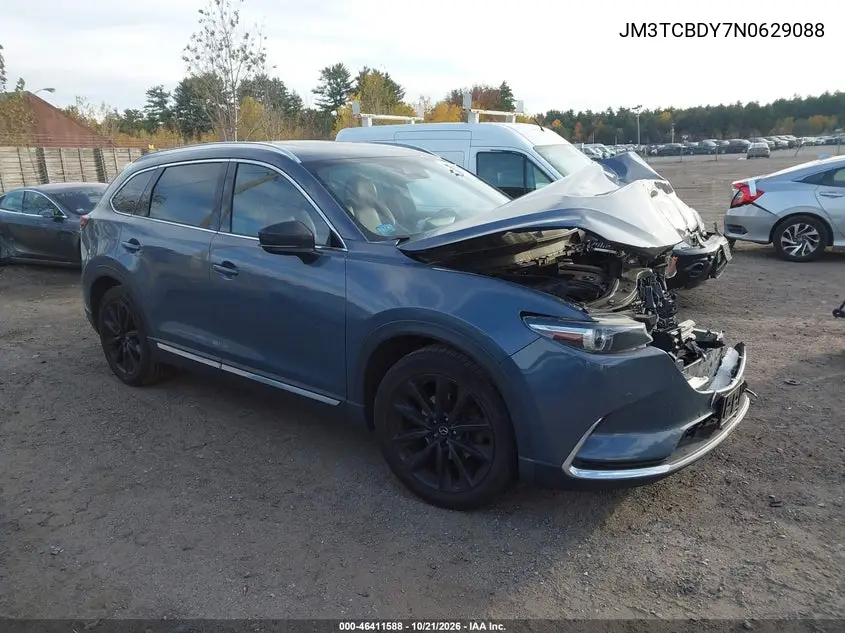 MAZDA CX-9 2022, VIN JM3TCBDY7N0629088