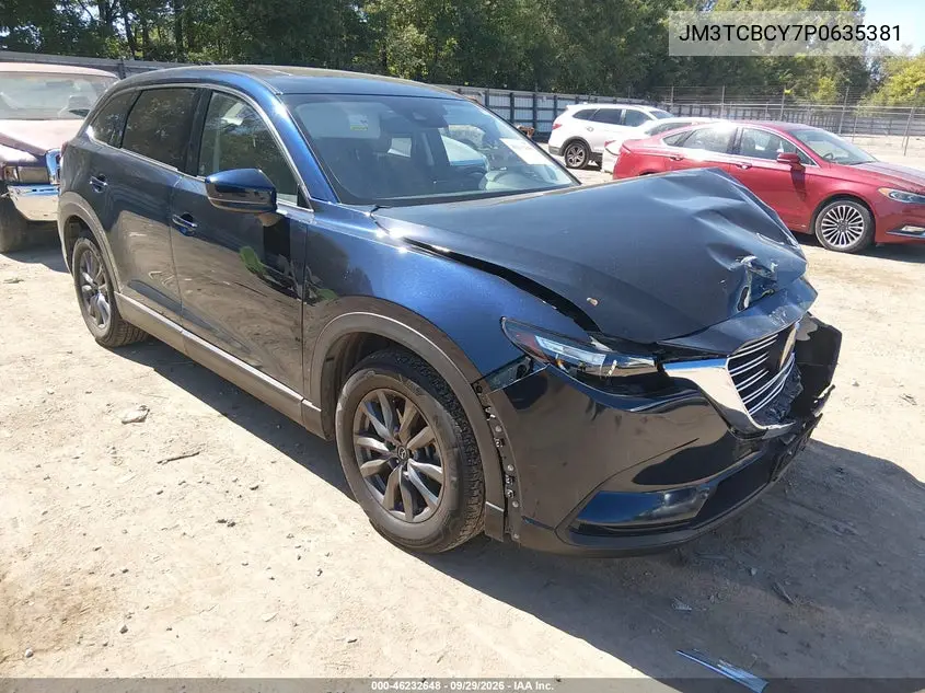 MAZDA CX-9 2023, VIN JM3TCBCY7P0635381