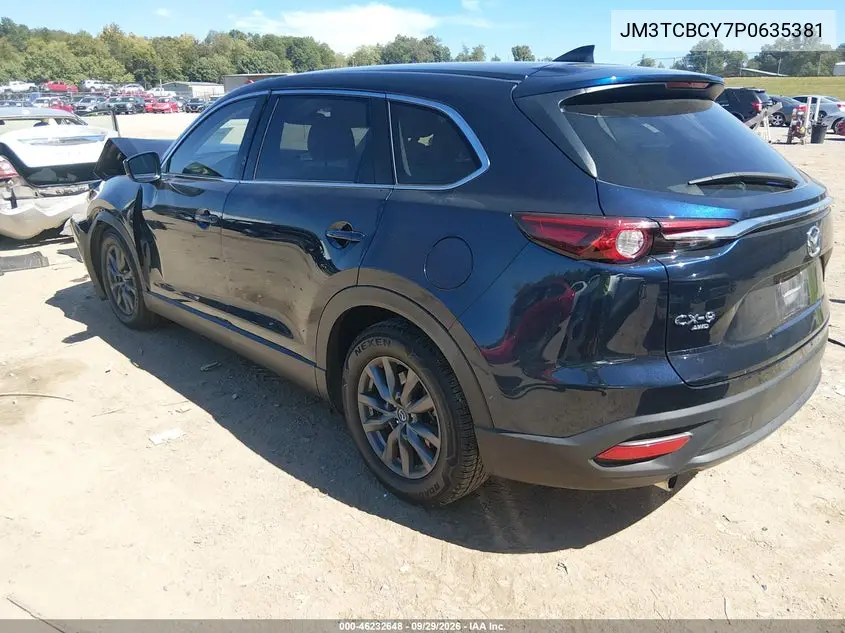 2023 MAZDA CX-9 VIN JM3TCBCY7P0635381 — фото 3