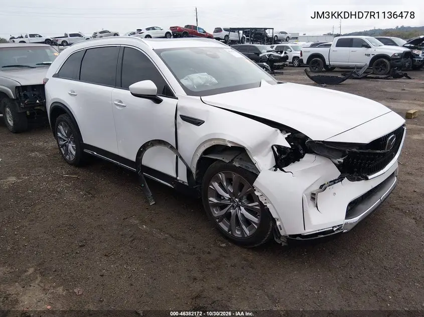 MAZDA CX-90 2024, VIN JM3KKDHD7R1136478