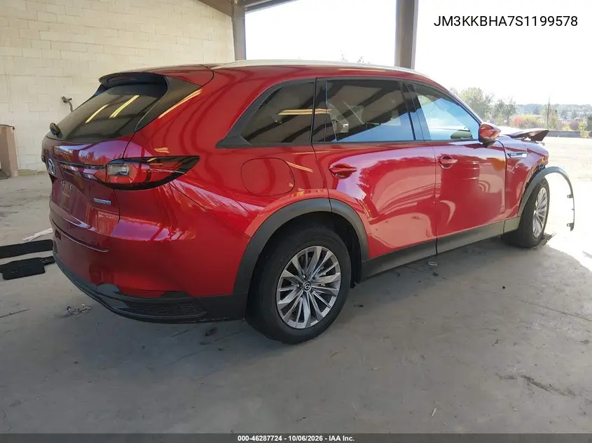 2025 MAZDA CX-90 VIN JM3KKBHA7S1199578 — фото 4