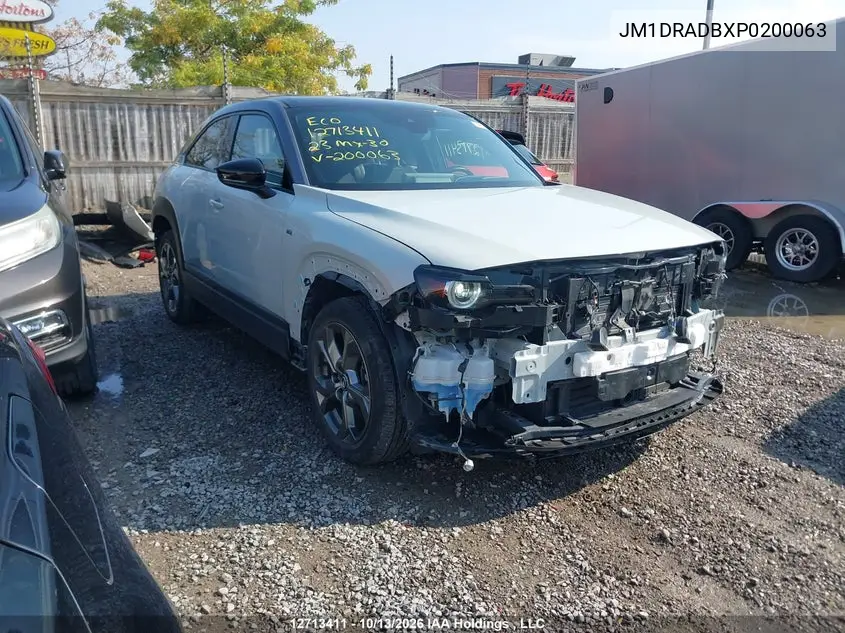 MAZDA MX-30 2023, VIN JM1DRADBXP0200063