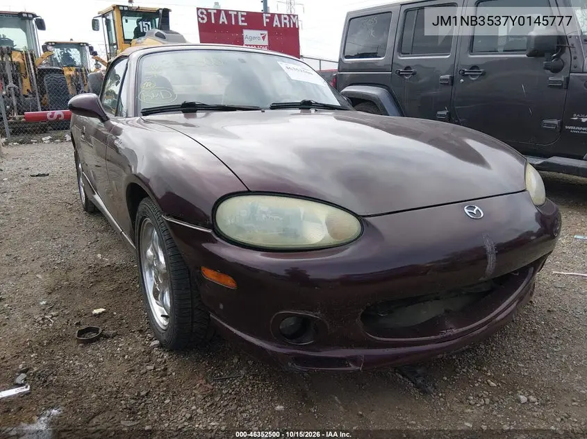 MAZDA MX-5 2000, VIN JM1NB3537Y0145777