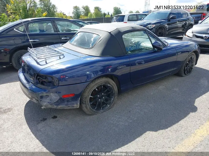 2001 MAZDA MX-5 VIN JM1NB353X10201622 — фото 4