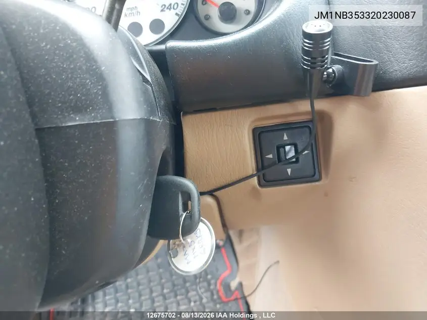 2002 MAZDA MX-5 VIN JM1NB353320230087 — фото 10