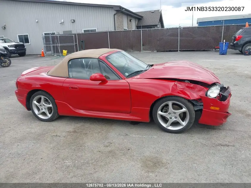 2002 MAZDA MX-5 VIN JM1NB353320230087 — фото 12