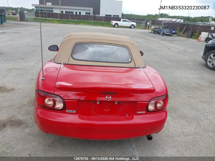 2002 MAZDA MX-5 VIN JM1NB353320230087 — фото 15
