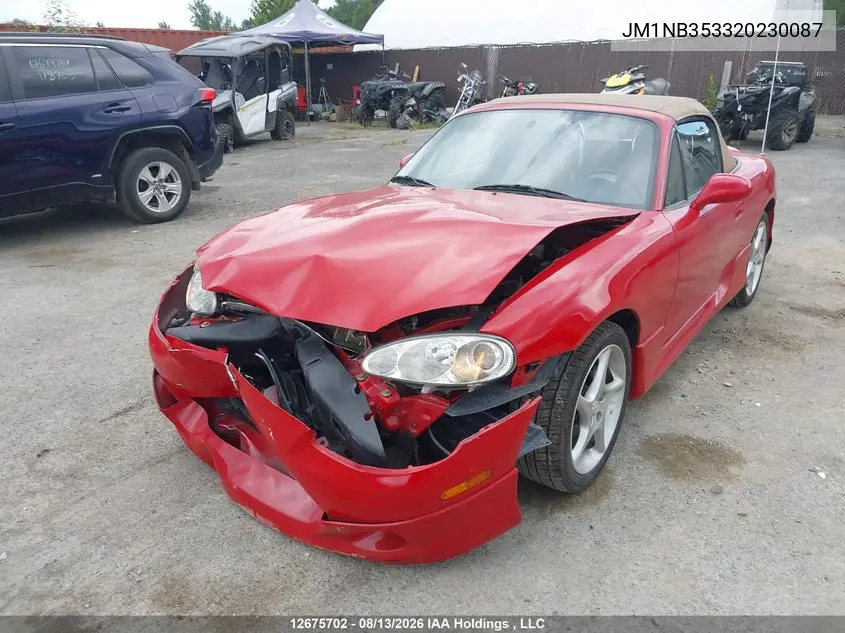 2002 MAZDA MX-5 VIN JM1NB353320230087 — фото 6