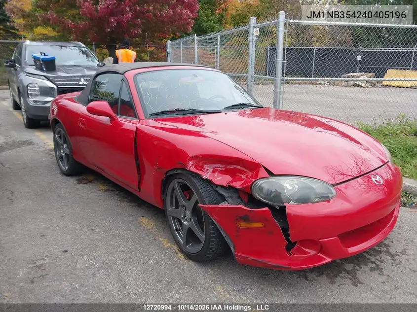 MAZDA MX-5 2004, VIN JM1NB354240405196