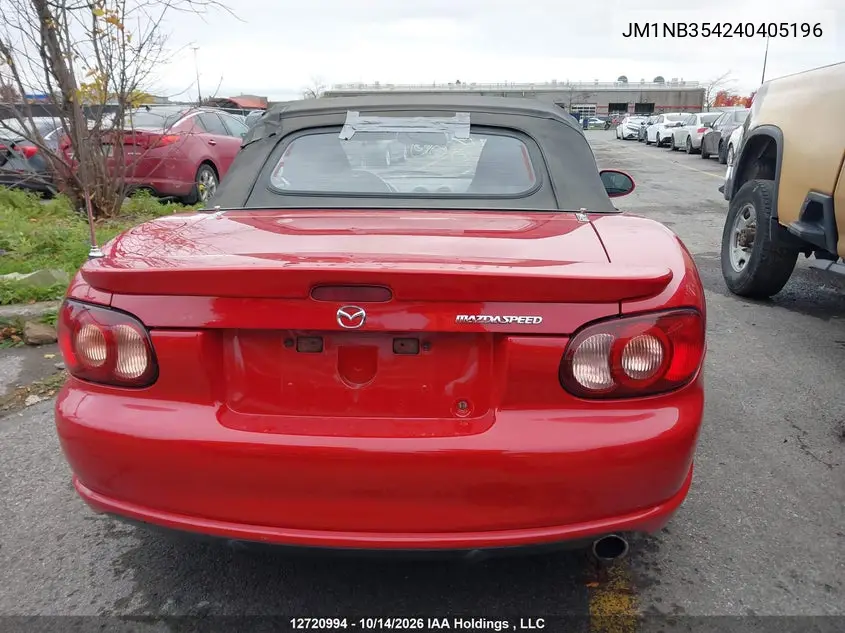 2004 MAZDA MX-5 VIN JM1NB354240405196 — фото 16