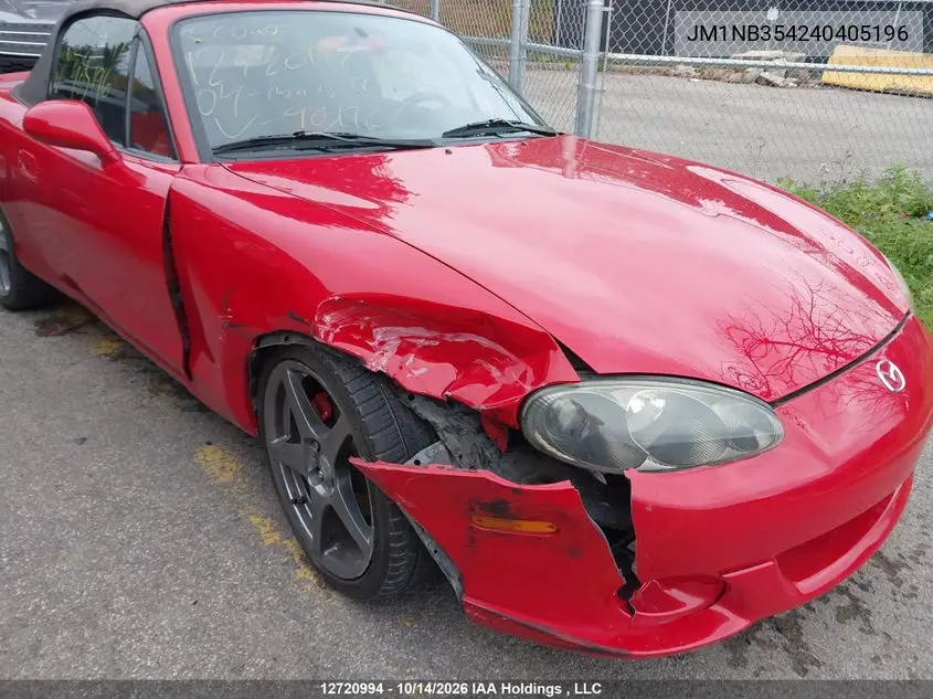2004 MAZDA MX-5 VIN JM1NB354240405196 — фото 6