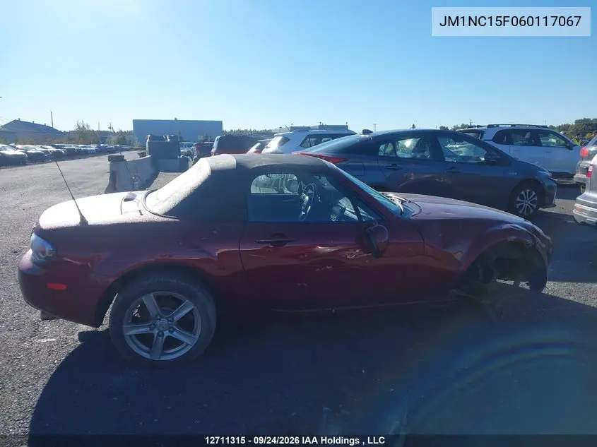 2006 MAZDA MX-5 VIN JM1NC15F060117067 — фото 13