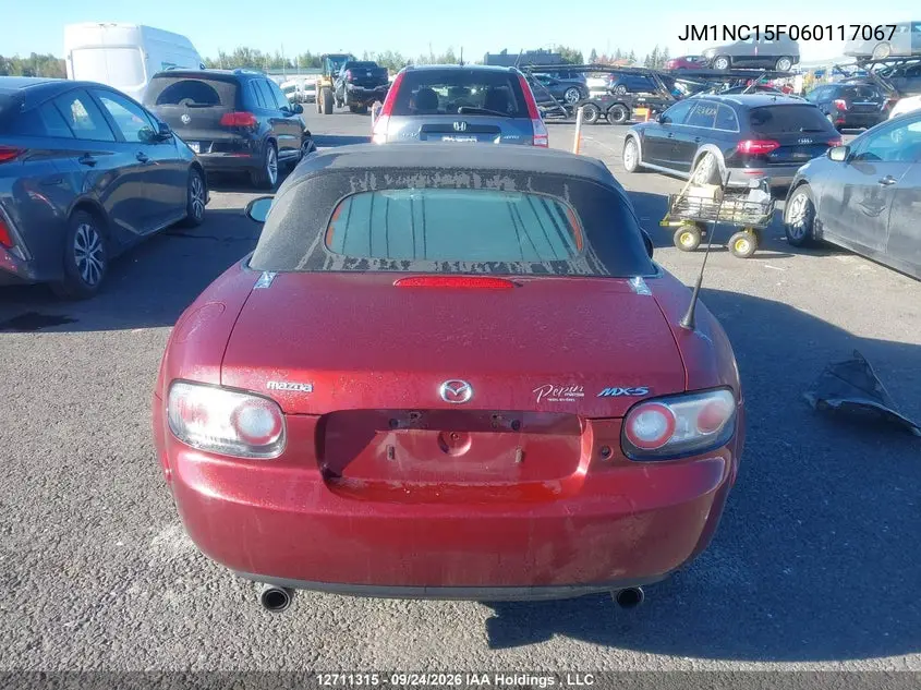 2006 MAZDA MX-5 VIN JM1NC15F060117067 — фото 16